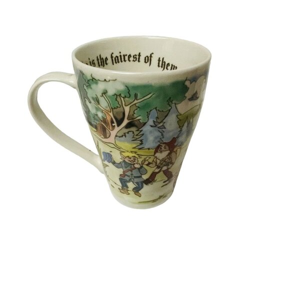 Snow White Seven Dwarfs Ceramic Mug Fairy Tale Theme 12oz - Picture 7 of 10